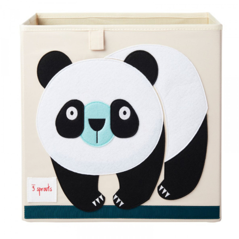 Baba kiegészítők - Cutie de depozitare, Panda, 3 Sprouts