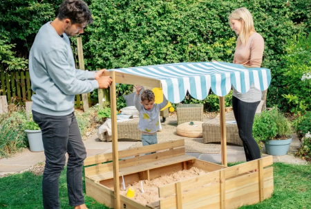 Plum-Cutie de nisip cu bancute si parasolar reglabil, Plum 25509 [2]