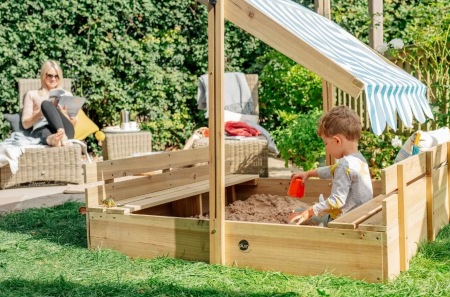 Plum-Cutie de nisip cu bancute si parasolar reglabil, Plum 25509 [3]