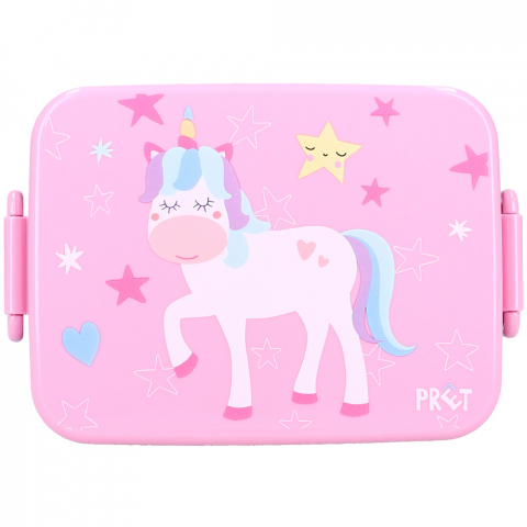 Játékok 3-5 éveseknek - Cutie pentru alimente Prêt Everyday Okey Unicorn, 16x13x5 cm