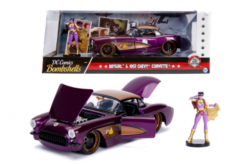 Játékok 6-8 éveseknek - Dc Comics Bombshells 1957 Chevy Batgirl Scara 1 La 24