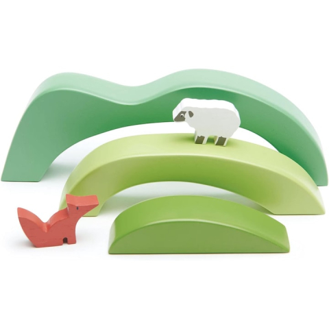 Tender Leaf Toys-Dealurile verzi, din lemn premium - Tender Leaf Toys [1]