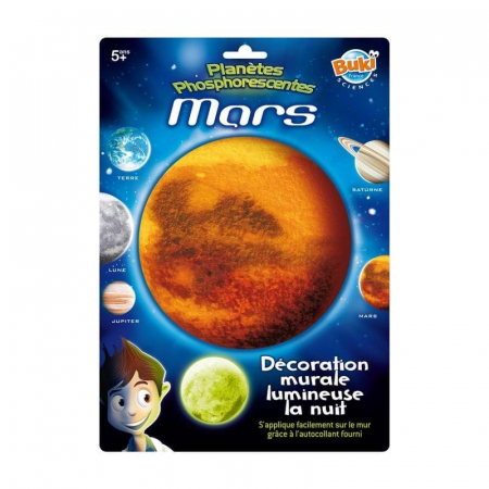 Gyerekszoba dekorációk - Buki-France-Decoratiuni-de-perete-fosforescente-Marte