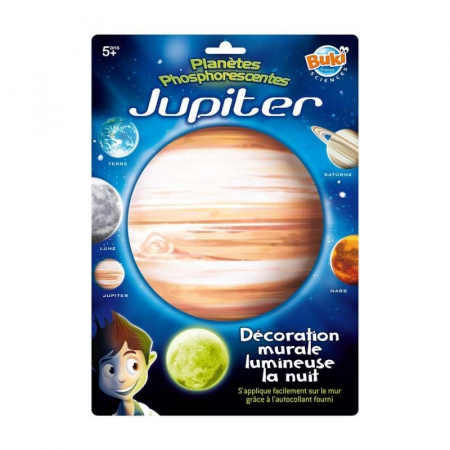 Gyerekszoba dekorációk - Buki-France-Decoratiuni-de-perete-fosforescente-Planeta-Jupiter