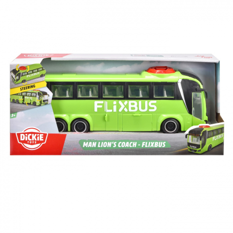 Játékok 3-5 éveseknek - Dickie Autocar Flixbus Man Lions Coach 26.5Cm