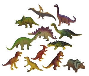 Játékállatok - Miniland-Dinozauri-set-de-12-figurine-Miniland