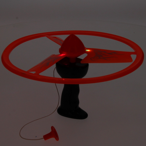 UP Int'l-Disc zburator luminos cu dispozitiv de lansare, portocaliu, 25 cm [2]