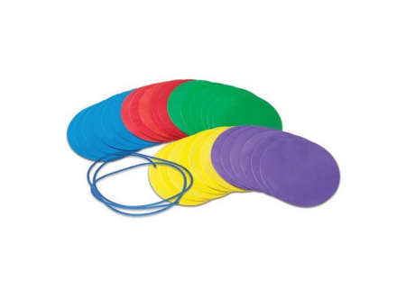 Oktató játékok - Learning-Resources-Discuri-colorate-Distantare-sociala