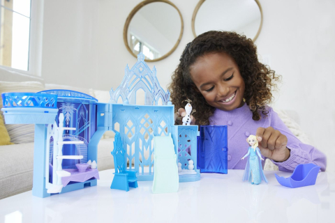 Disney Frozen Set De Joaca Papusa Elsa Si Castelul De Gheata Cu Accesorii [2]