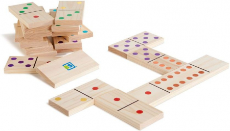 Kerti játékok - BS Toys Domino din lemn gigant Buitenspeel