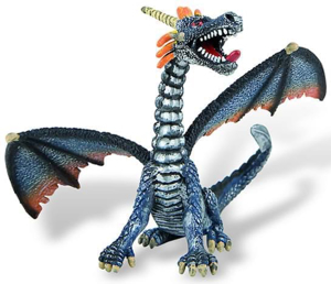 Bullyland Dragon albastru - Figurina colectie