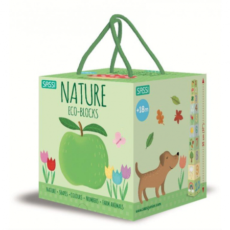 Toate jucariile - Sassi-Eco-Blocks-Natura-si-numerele