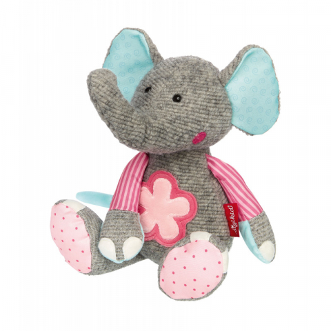 Jucarii 1-3 ani - Sigikid-Elefantul Roz Patchwork Sweety, Sigikid