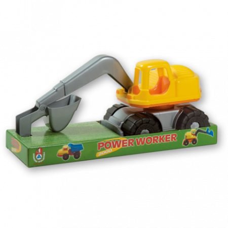 Baba ajándékok - Androni-Giocattoli-Excavator-de-jucarie-Power-Worker-2000-28-cm