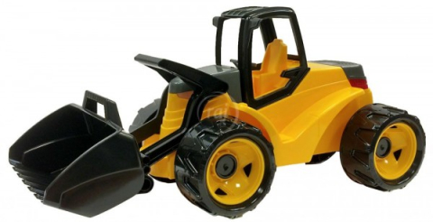 Oktató játékok - Excavator plastic cu cupa de 80 cm Lena galben cu negru