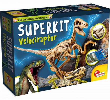 Akciók - Lisciani-Experimentele micului geniu - Kit paleontologie Velociraptor