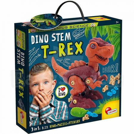 Kísérleti készletek gyerekeknek - Lisciani Experimentele micului geniu - Set STEM T-Rex