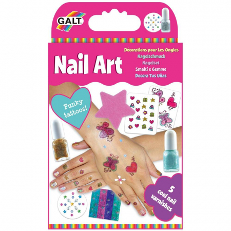Jucarii +6 Ani - Galt-Fantastic-Fashion-Set-unghii-artistice-Nail-Art