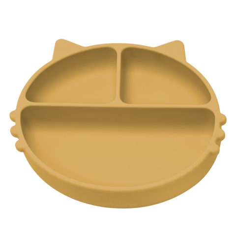 Farfurie compartimentata din silicon cu ventuza, AppeKids - Kitty - Honey [4]