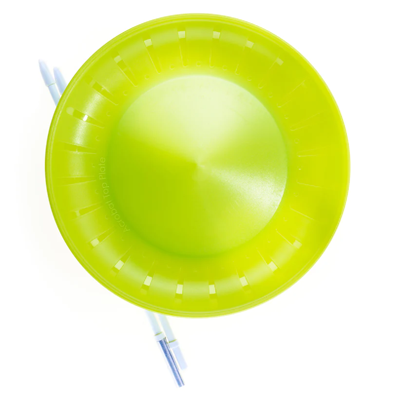 Jucarii educative - Eureka!-Farfurie de jonglat Acrobat spinning plate pro - verde + bete