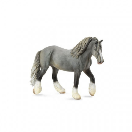 Szerepjátékok - Collecta-Cal-Mare-Gri-Shire-XL-Animal-figurina