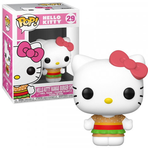 Play by Play-Figurina din vinil Hello Kitty Kawaii Burger Shop, 7 cm [1]