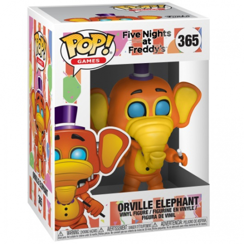 Jucarii 0-1 ani - Figurina din vinil Orville Elephant, Five Nights at Freddy's, 10.5 cm