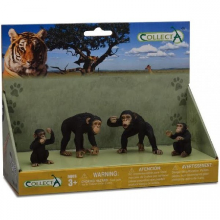 Játékok 2 éves kortól - Collecta Figurina Familia Cimpanzeilor Collecta