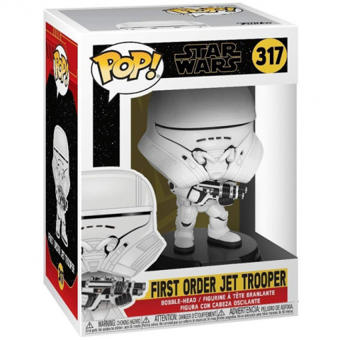 Jucarii 0-1 ani - Play by Play-Figurina Jet Trooper cu cap mobil, Star Wars, 10.5 cm