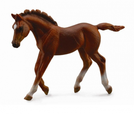 Játékállatok - Collecta-Manz-Thoroughbred-Chestnut-M-Animal-figurina