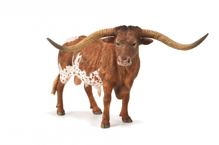 Játékok 2 éves kortól - Collecta Figurina pictata manual Taur Texas Longhorn