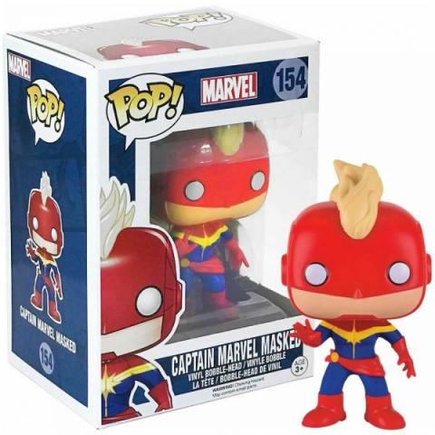 Figurina POP! din vinil Captain Marvel, 9 cm [2]