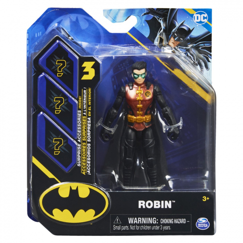 Jucarii 3-5 ani - Figurina Robin Articulata 10Cm Cu 3 Accesorii Surpriza