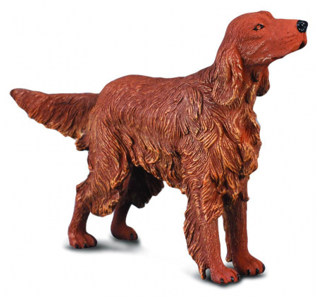 Játékállatok - Collecta-Setter-irlandez-roscat-Animal-figurina