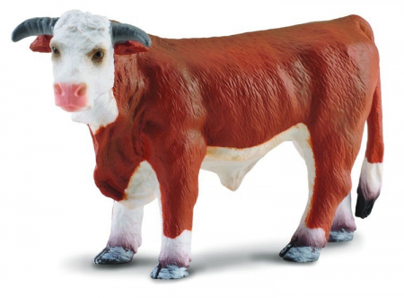Figurine - Collecta-Figurina-Taur-Hereford