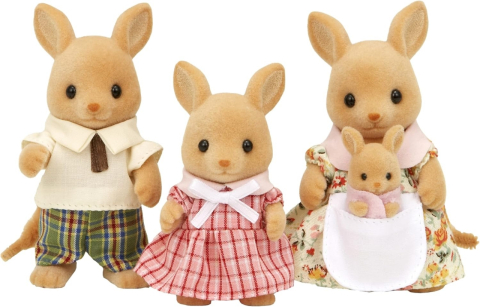 Oktató játékok - Figurine Sylvanian Families-Familia Cangurilor