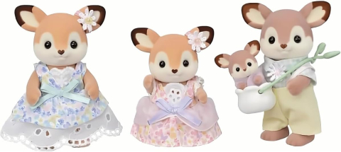 Oktató játékok - Figurine Sylvanian Families-Familia Caprioarelor