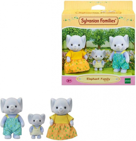 Epoch -Figurine Sylvanian Families - Familia Elefanteilor [4]
