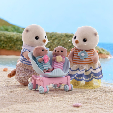 Figurine Sylvanian Families-Familia Vidrelor De Mare [2]