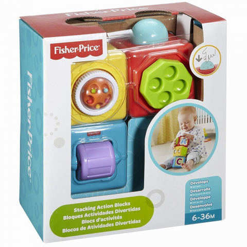 Játékok 0-12 hónaposoknak - Fisher Price Cuburi Cu Activitati