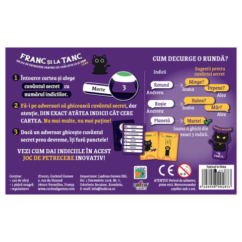 Cocktail Games-Franc si la tanc, joc de petrecere, lb.romana [1]