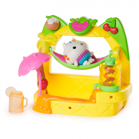  Gabbys Dollhouse Set Balcon Pentru Petrecerea Cu Smoothie A Lui Cakey [4]