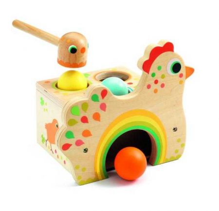 Materiale gradinita - Djeco-Gaina-cu-oua-Tapatou