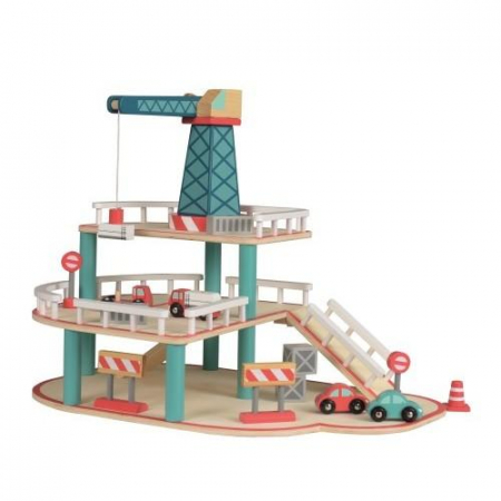 Szerepjátékok - Egmont-Toys-Garaj-cu-macara-si-vehicule-set-interactiv
