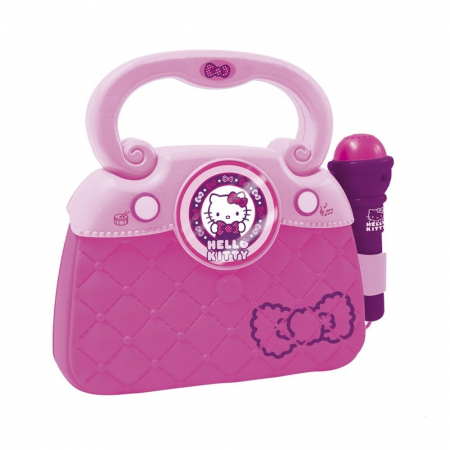 Interaktív játékok - Reig-Musicales-Geanta-cu-microfon-si-amplificator-Hello-Kitty-NEW