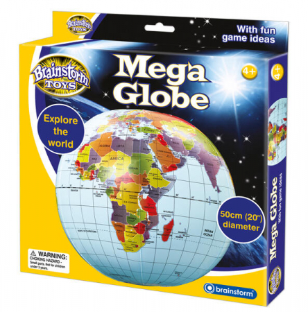Kísérleti készletek gyerekeknek - Brainstorm-Glob pamantesc gonflabil - 50 cm