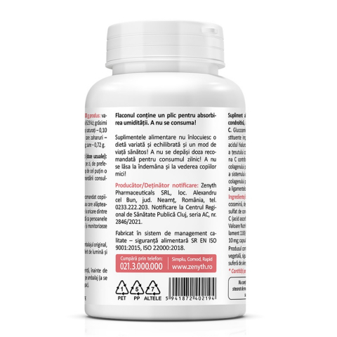 Glucosamine, Chondroitin, Hyaluronic Acid, 60 capsule, Zenyth [3]