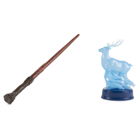 Harry Potter Wizarding World Patronus Spell Wand Bagheta  Lui Harry 33Cm [2]