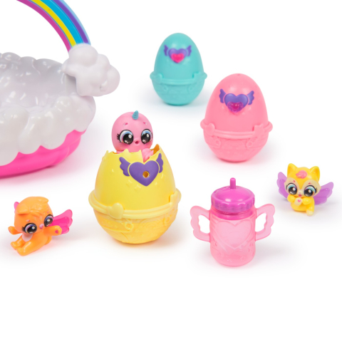 Spin Master-Hatchimals Alive Neon Rainbow Set Cosulet De Oua [10]