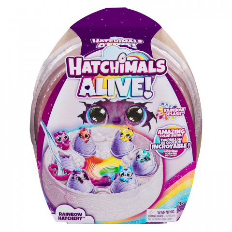 Játékok 3-5 éveseknek - Hatchimals Alive Set Curcubeu